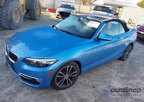 2019 BMW 230I z USA, uszkodzony, nr VIN WBA2M7C50K7D47450